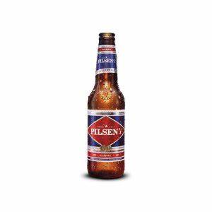Botella de Cerveza Ambar Retornable de 340 ml.