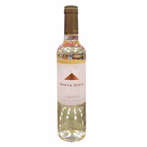 Vino Blanco Santa Julia Tardio de 500 ml.