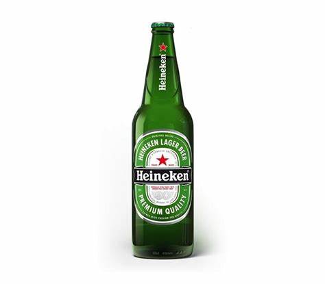 Cerveza Heineken Botella de 650 ml.