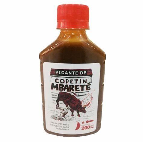 Salsa Picante Artisan Copetin Mbarete de 200 ml.