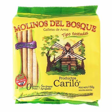Galletas de Arroz Molinos del Bosque Original de 150 gr.
