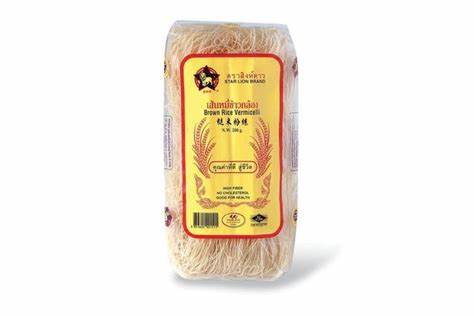 Fideo de Arroz integral seco Star Lion de 200 gr.