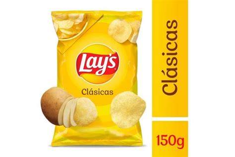 Papas Fritas Lays Clasicas de 150 gr.