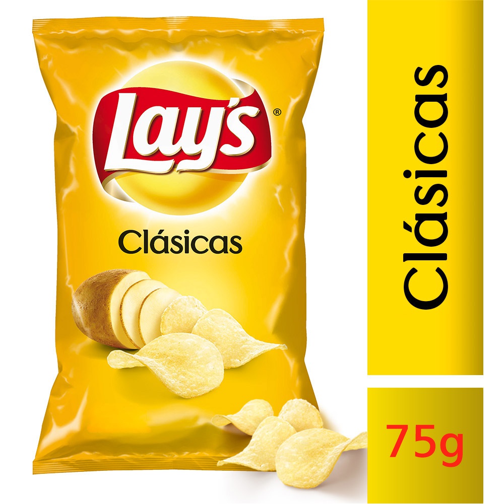 Papas Fritas Lays Clasicas de 75 gr.