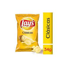 Papas Fritas Lays clasica de 30 gr.