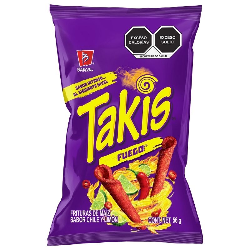 Takis Barcel Fuego Flow Bar 1p 56 gr.
