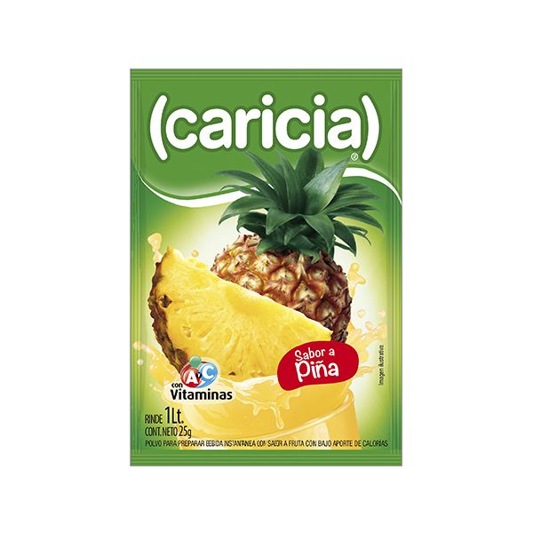 REFRESCO CARICIA PINA X 25 GR