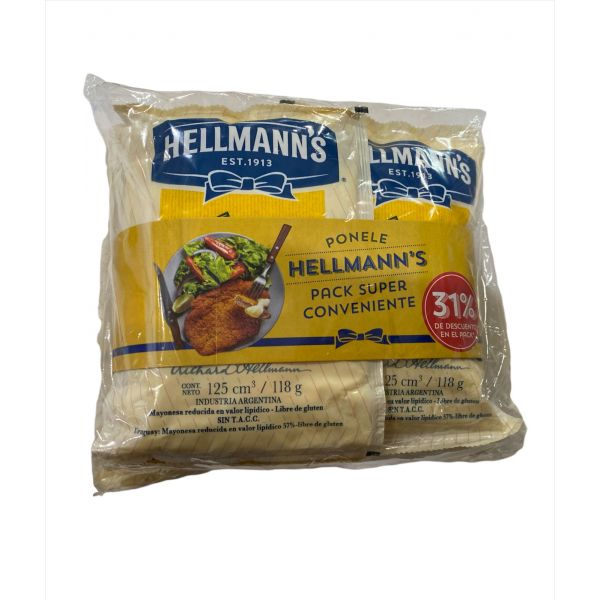 Mayonesa Hellmans 118g