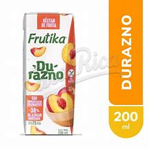 Jugo Frutika Nectar de Durazno de 200 ml.