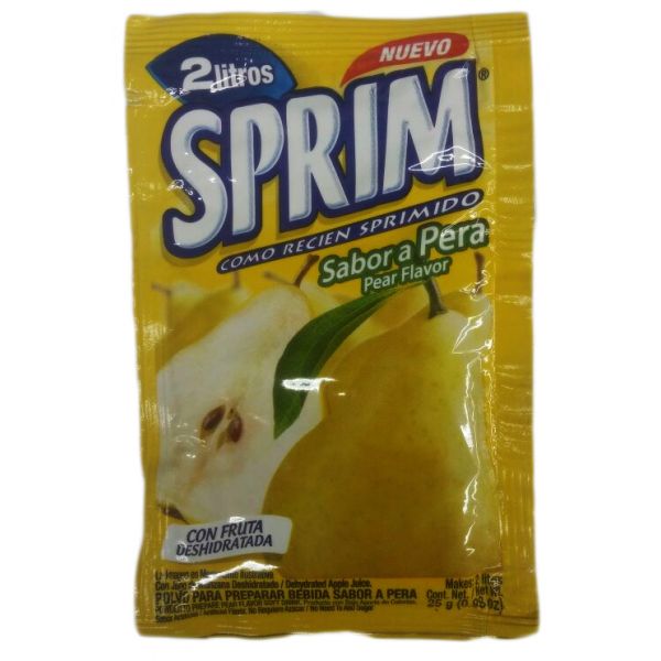 Refresco en Polvo Sprim Pera de 25 gr.
