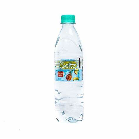 Agua Saborizada Seltz Piña de 500 ml.