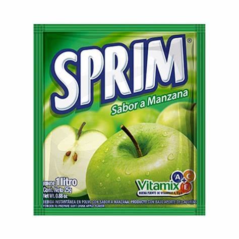 Jugo en Polvo Sprim Manzana de 25 gr.
