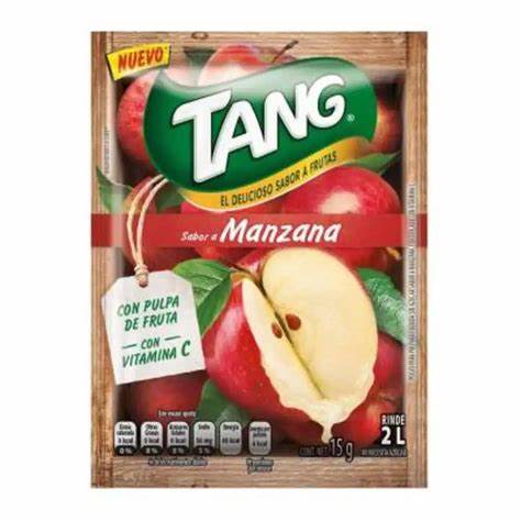 Refresco en Polvo Tang Manzana de 15 gr.
