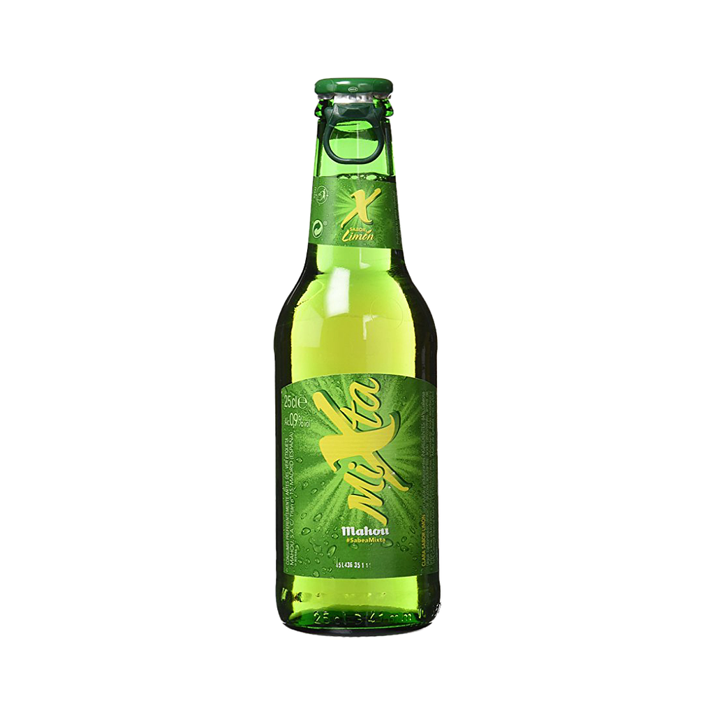 Cerveza Mahou Mixta Limon Botella de 250 ml.