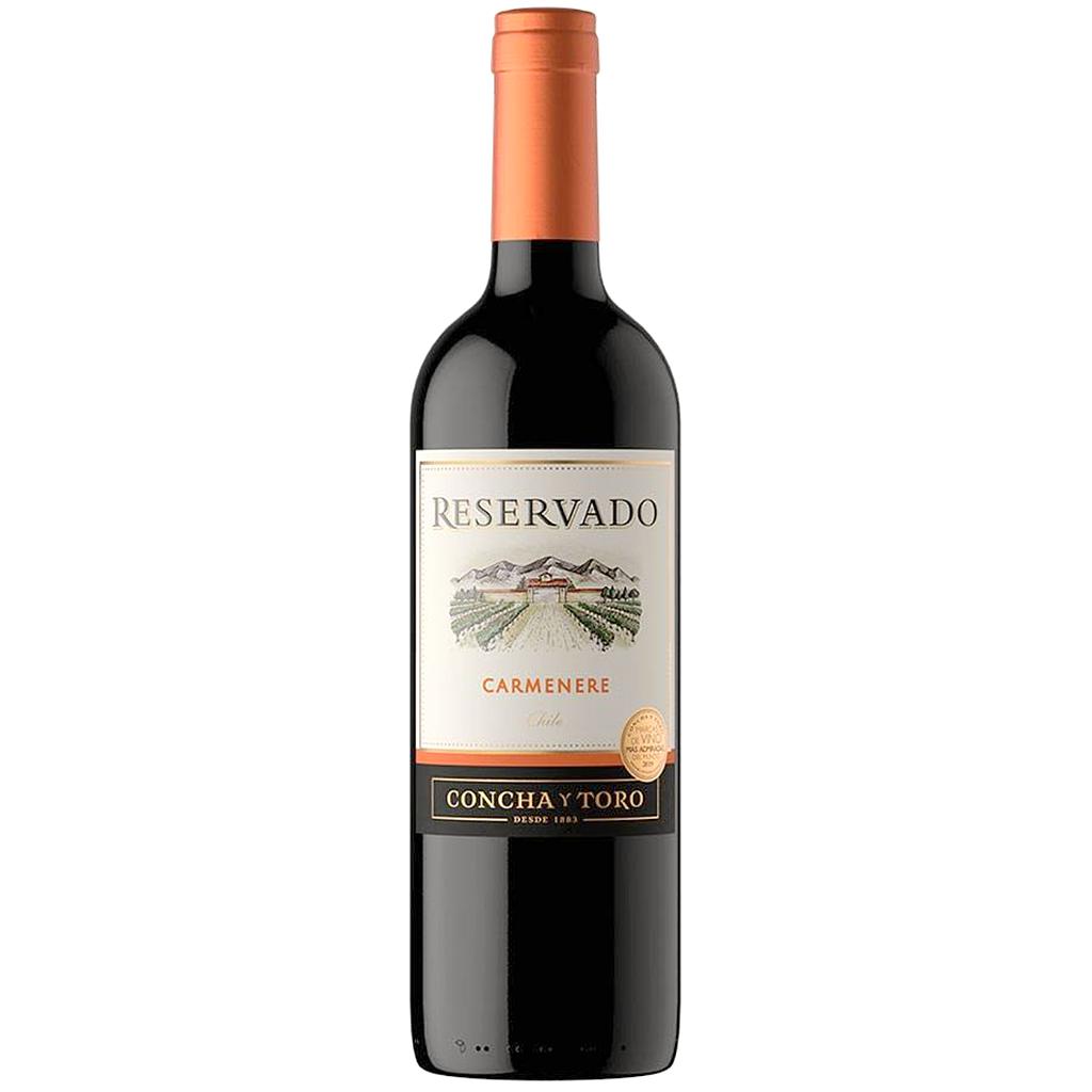 Vino Tinto Concha y Toro reservado carmenere 750 ml.