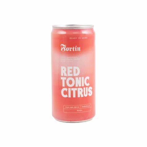 Coctel Gasificado Fortin Red Tonic Citrus de 269 ml.