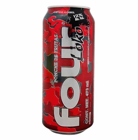 Bebida Four Loko Sabor Frutos Rojos Blue de 690 ml.